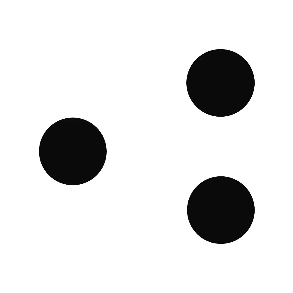 Icon showing simple integration  in white without background.
